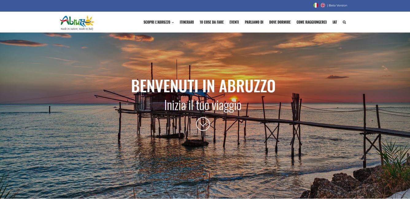 Portale Abruzzo Turismo, guida regionale online nuova e completa