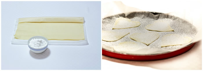 Millefoglie con crema di zafferano e lamponi