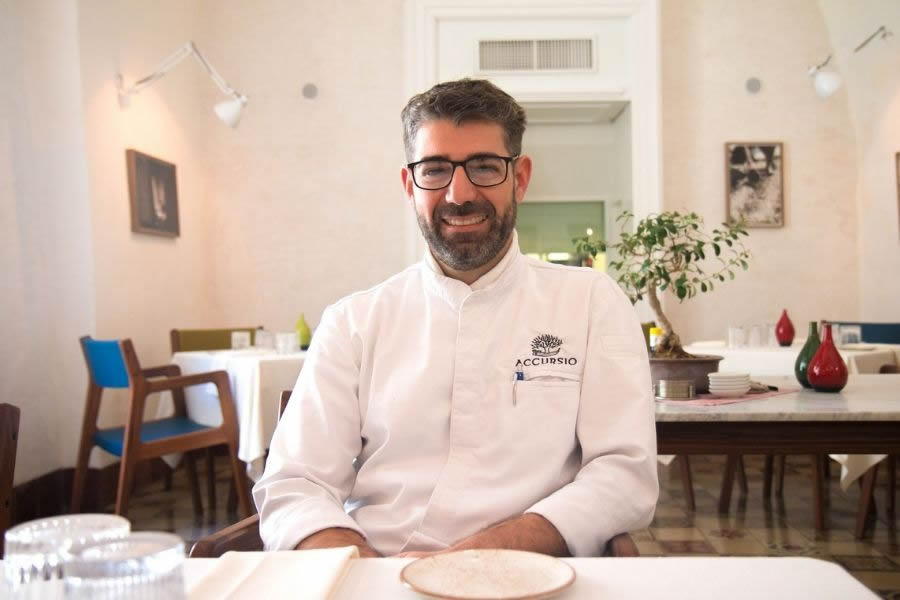 Lo chef Accursio Craparo