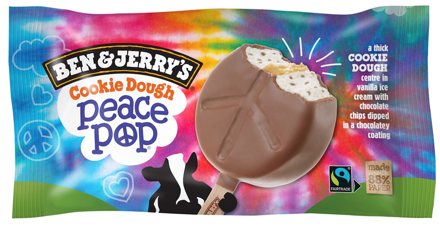 Gelato Peace Pop, il nuovo prodotto di Ben & Jerry’s