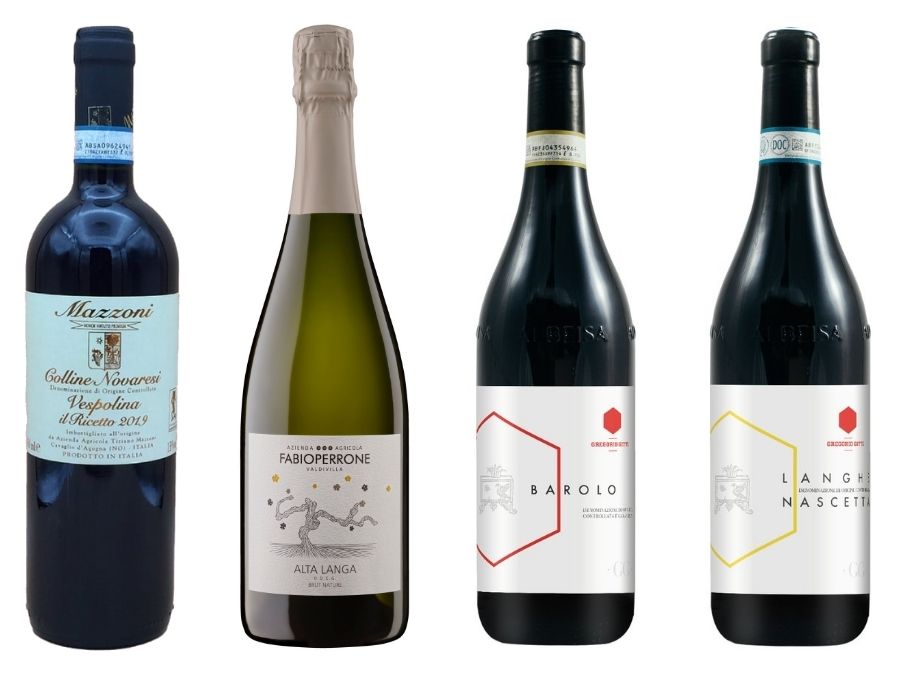 8 vini piemontesi per le feste: vini primi piatti