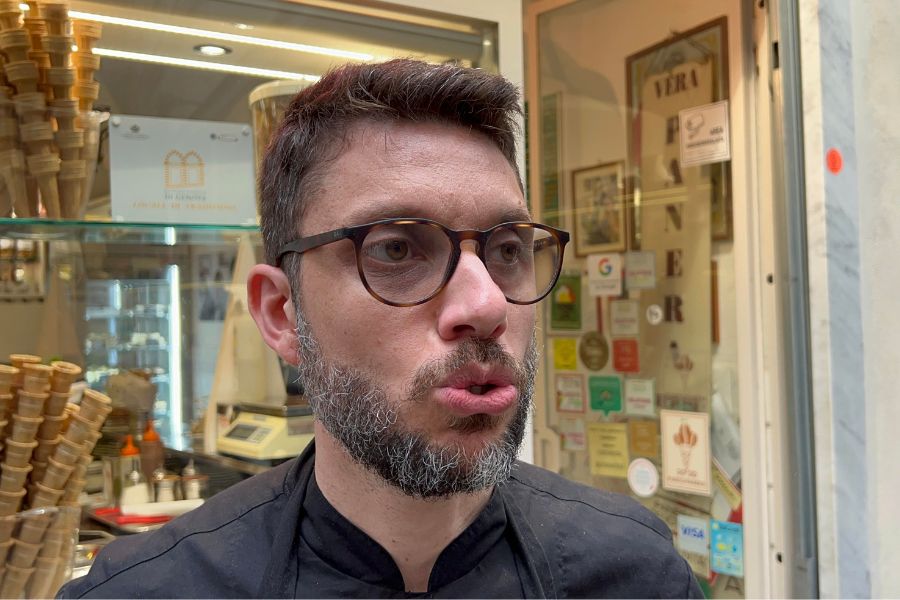 Simone Ghiotto della Cremeria Buonafede