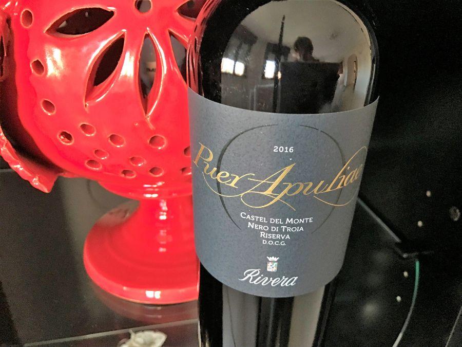 Puer Apuliae 2016, il Nero di Troia in purezza di Rivera Puer Apuliae il rosso Castel del Monte DOCG di Rivera