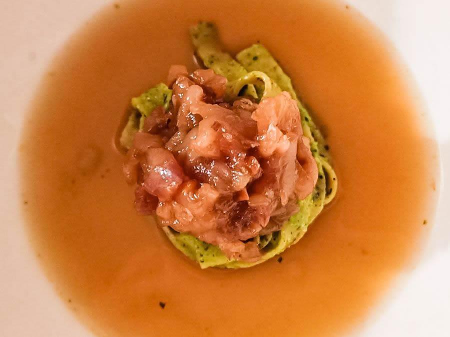 Piatti del ristorante Essenza a Verres