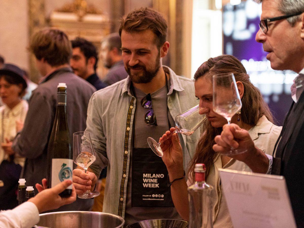 un momento della degustazione a Milano Wine Week