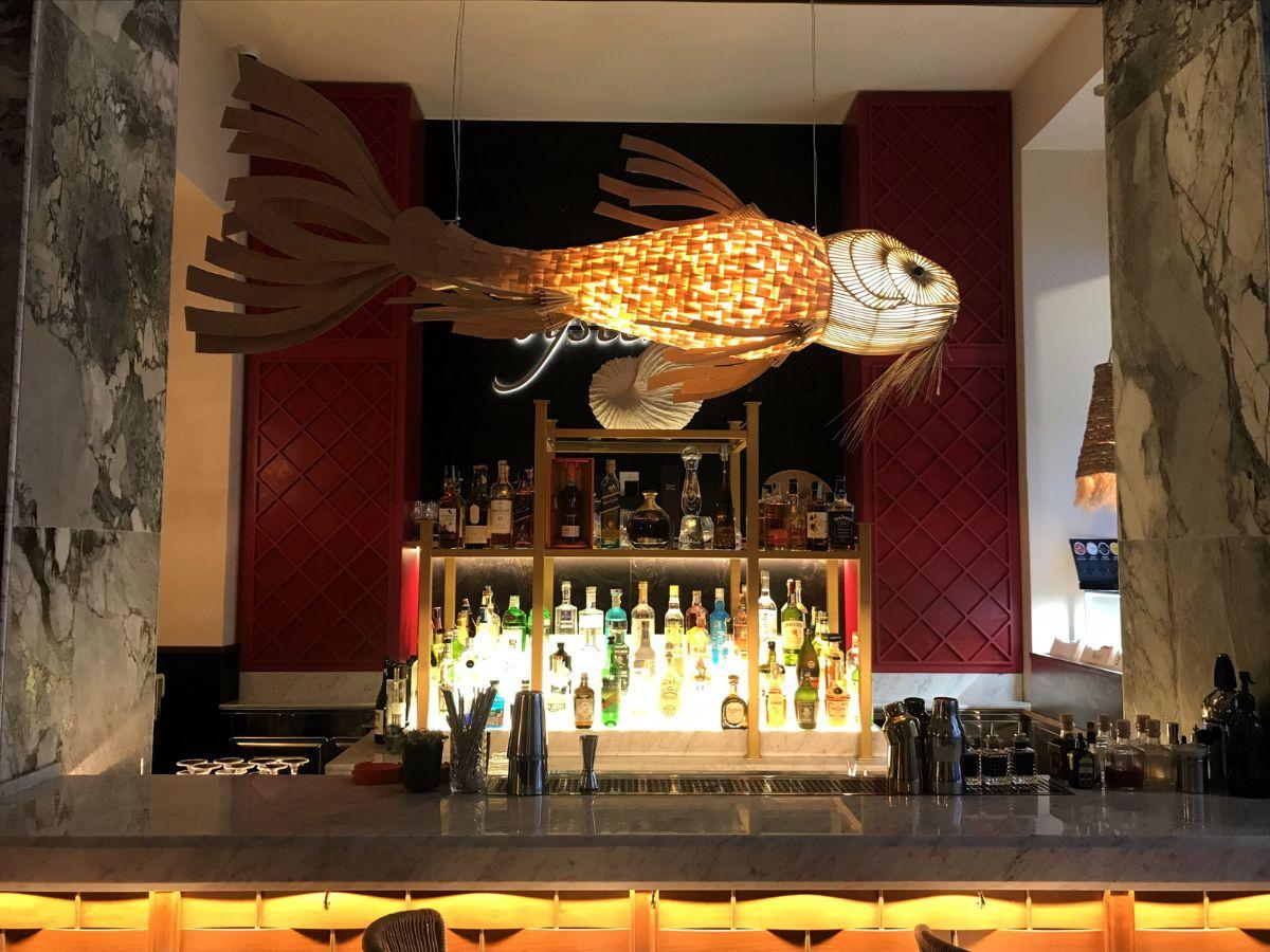 Veduta dell'Oyster Bar del Ristorante Da'Mare a Roma