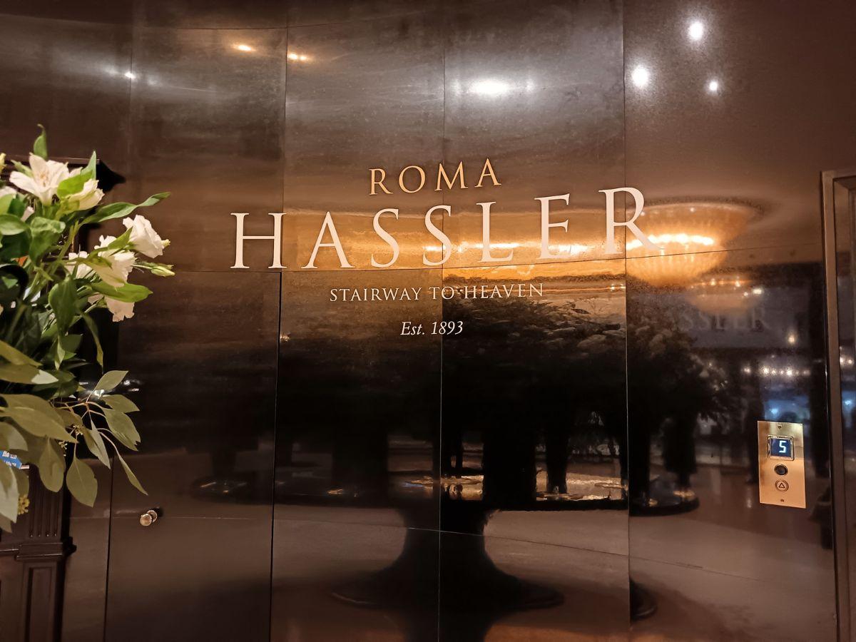 Interno dell'Hotel Hassler a Roma