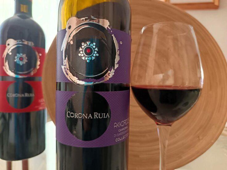 I cannonau della Cantina Corona Ruia a Sorso, in provincia di Sassari