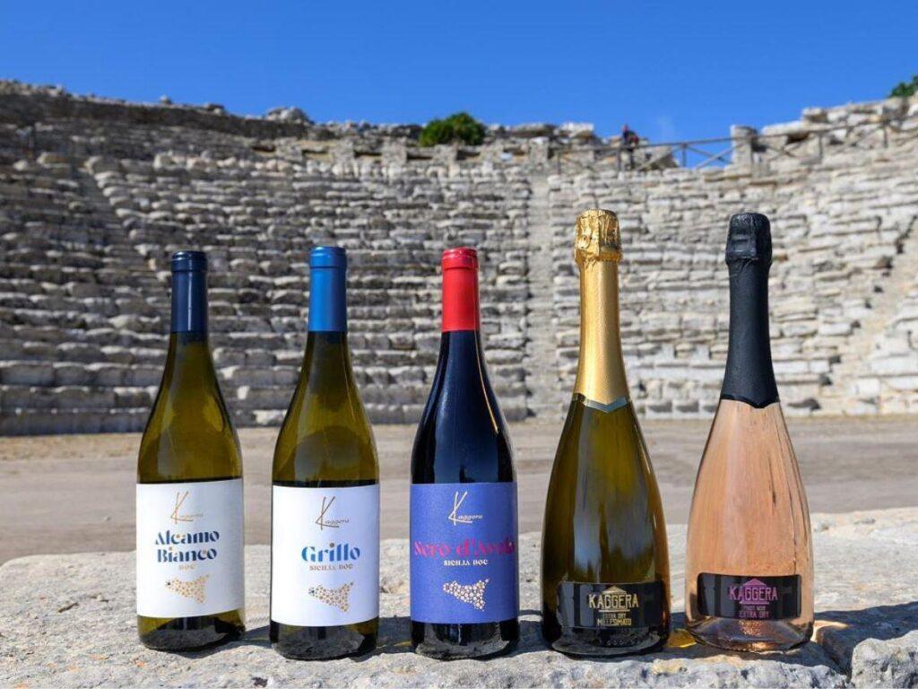 I vini delle Cantine Kaggera a Calatafimi Segesta