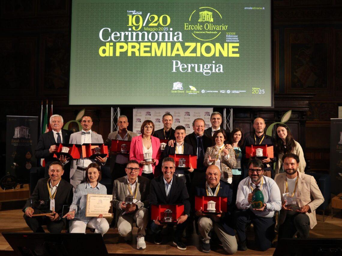 Vincitori di Ercole Olivario 2025: i migliori oli italiani