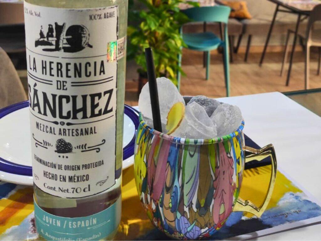 Passion Fruit Mezcal Mule