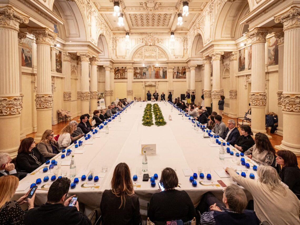 Sala di degustazione di Anteprima Olio DOP Umbria