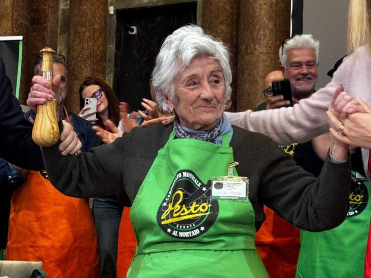 Ha 86 anni la vincitrice del Campionato mondiale pesto 2026