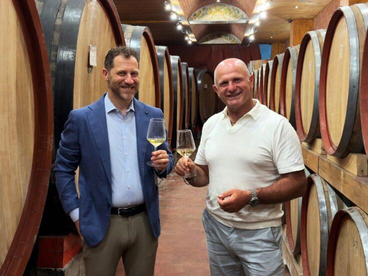 Marco Giulioli e Carmine Coletta della Cantina di Solopaca