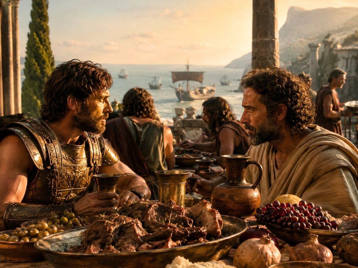 Come mangiavano Achille e Ulisse? La dieta degli eroi di Omero